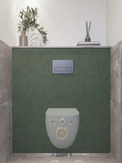 Toilet achterwand MDF 122 x 100 cm 15 mm vochtwerend