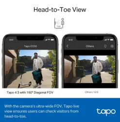 TP-Link Tapo D230S1 video deurbel met batterij