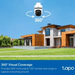 TP-Link Tapo TC40 beveiligingscamera voor buiten Full HD 1080P bedraad Pan/Tilt