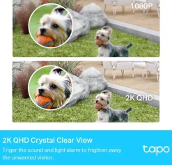 TP-Link Tapo TC420S2 2x beveiligingscamera's voor buiten 2.5K Ultra HD met batterij