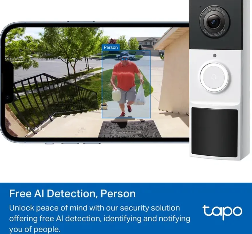 TP-Link Tapo video deurbel D210 2K