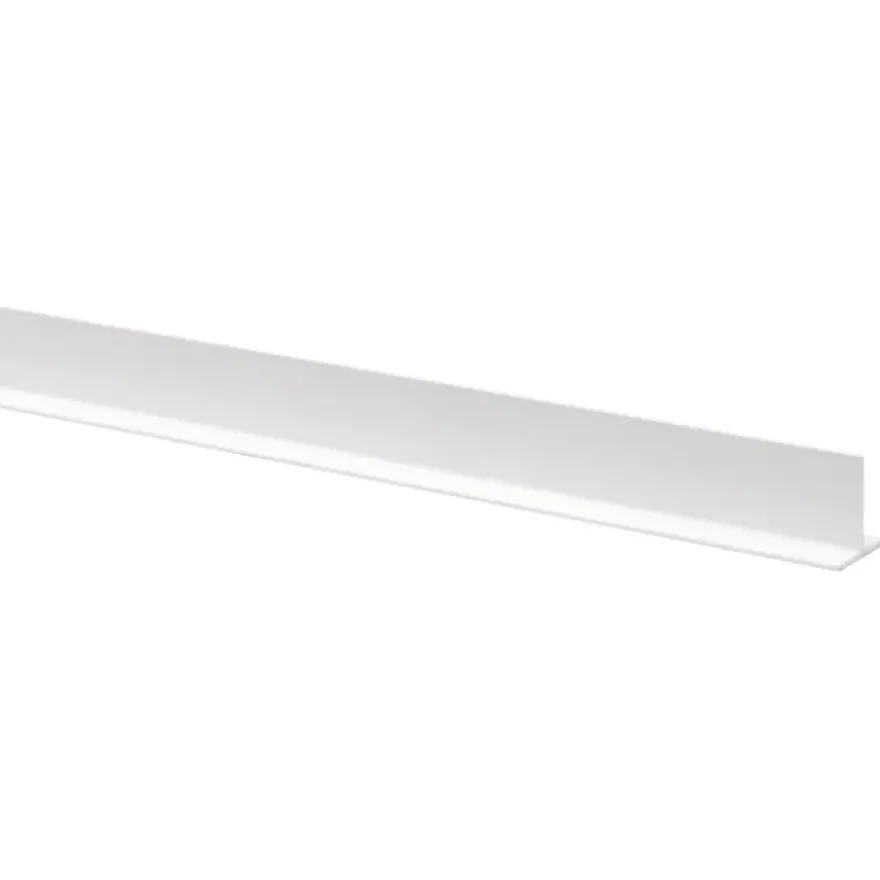 T-profiel kunststof wit 18x18 mm lengte 260 cm