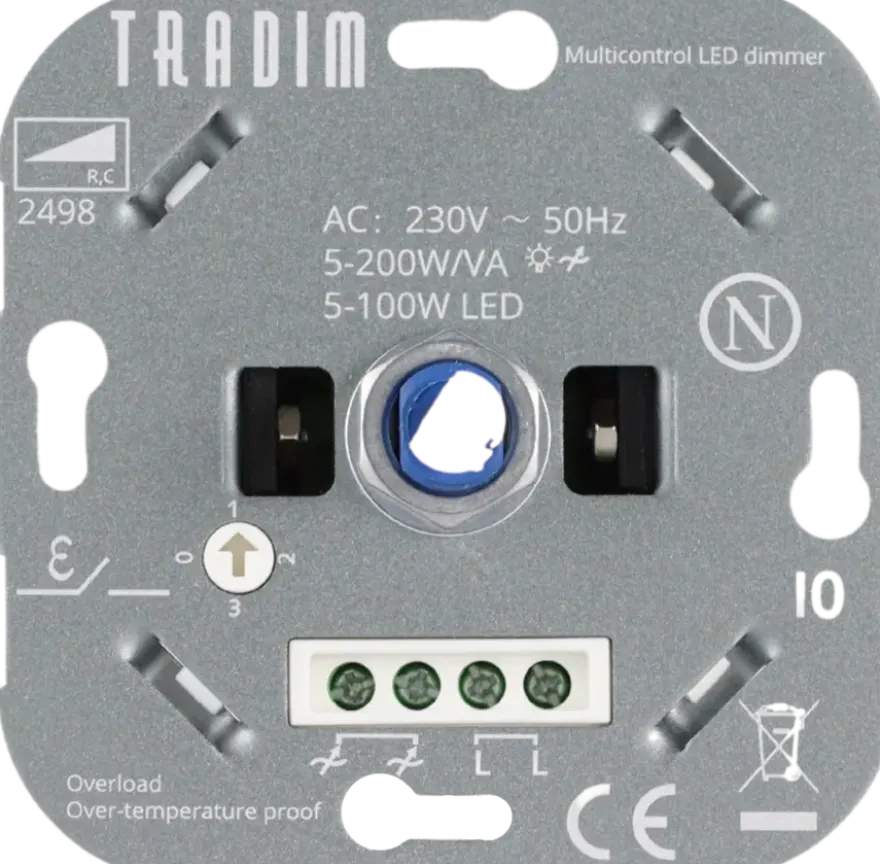 Tradim LED multi way muurdimmer 2498
