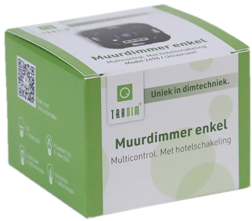Tradim LED multi way muurdimmer 2498