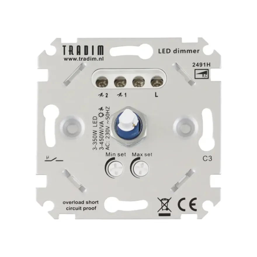 Tradim LED muurdimmer 4-450W
