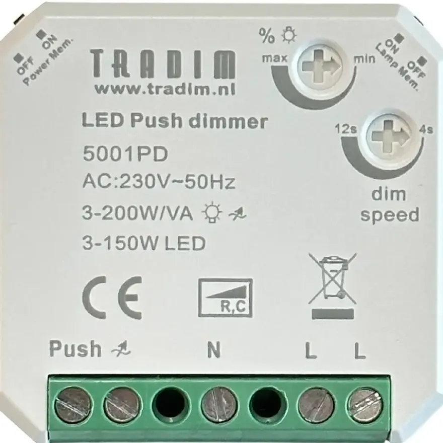 Tradim LED Pulsdimmer 3-200W