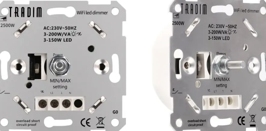 Tradim Wifi muurdimmer 3-200W/VA