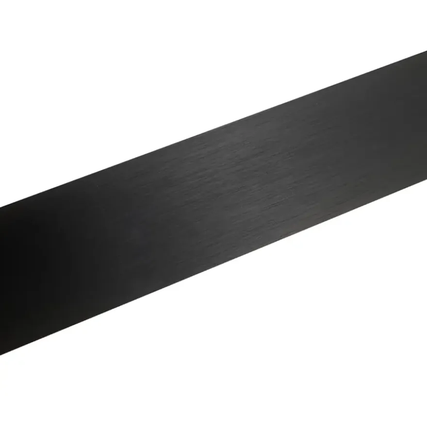 Trapkant aluminium mat zwart 40x15x1000x1.6mm
