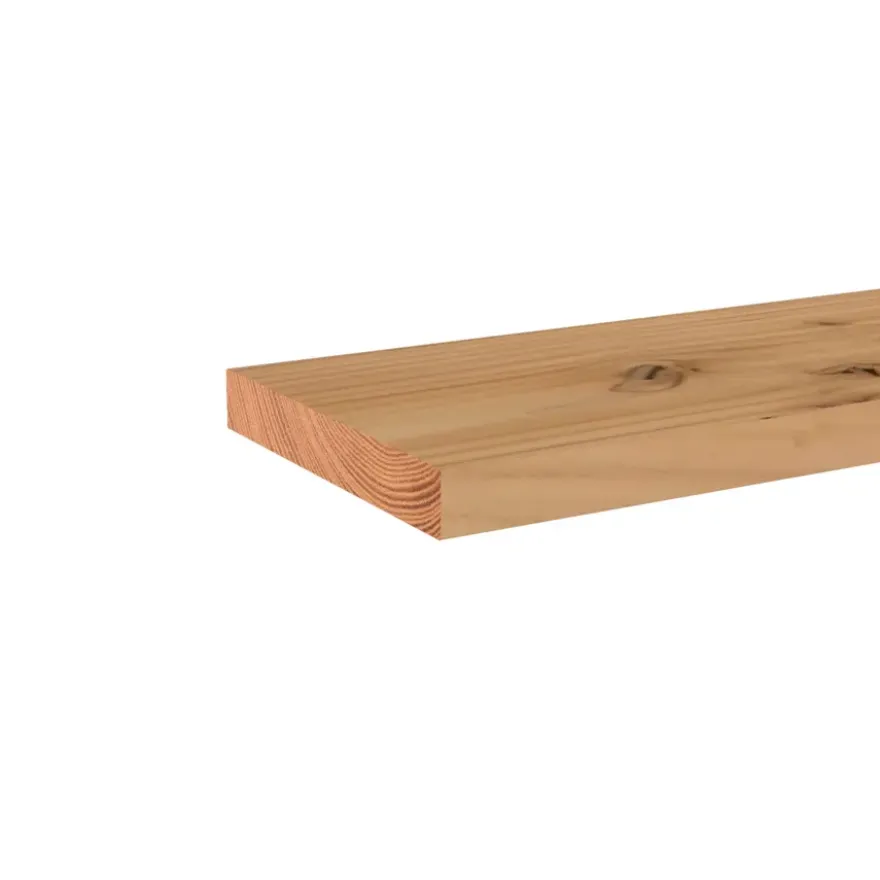 Tuinplank thermisch gemodifeerd vurenhout geschaafd 1,8 x 13 x 240 cm