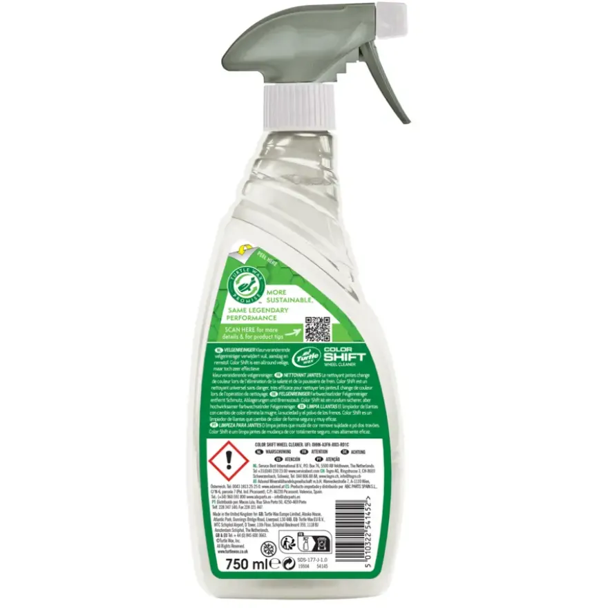 Turtle wax 54145 color shift velgenreiniger 750ml