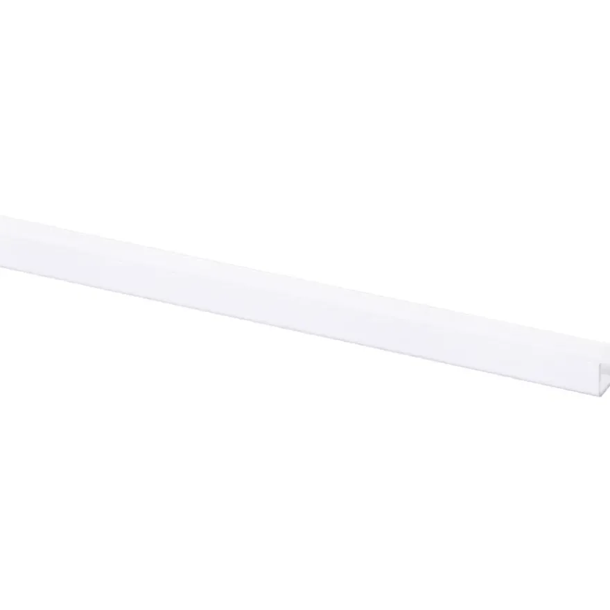 U-profiel kunststof wit 10x13 mm lengte 260 cm