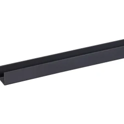 U-profiel kunststof antraciet 18x18 mm 260 cm