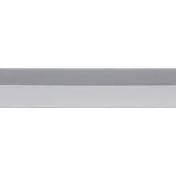 U-profiel kunststof RVS look 18x21mm 260cm