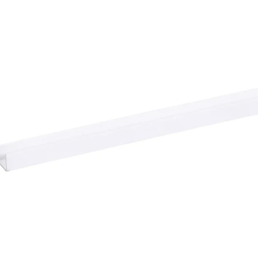U-profiel kunststof wit 12x15 mm lengte 260 cm