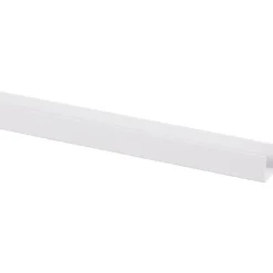 U-profiel kunststof 15x18mm wit 260cm