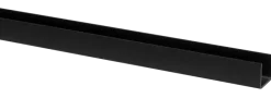 U-profiel kunststof zwart 9x13 mm lengte 260 cm