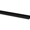 U-profiel kunststof zwart 18x18 mm lengte 260 cm