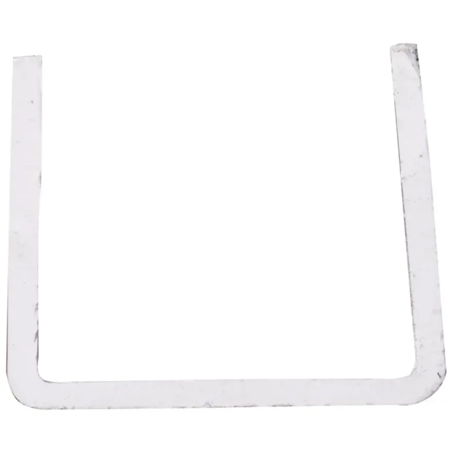 U-profiel 2600 x 18mm wit