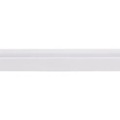 U-profiel 2600 x 18mm wit