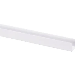 U-profiel 2600 x 18mm wit