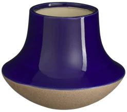 Vaas blauw - h20xd25cm