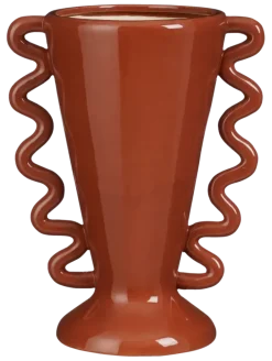 Vaas bruin - l31xb20,5xh39cm