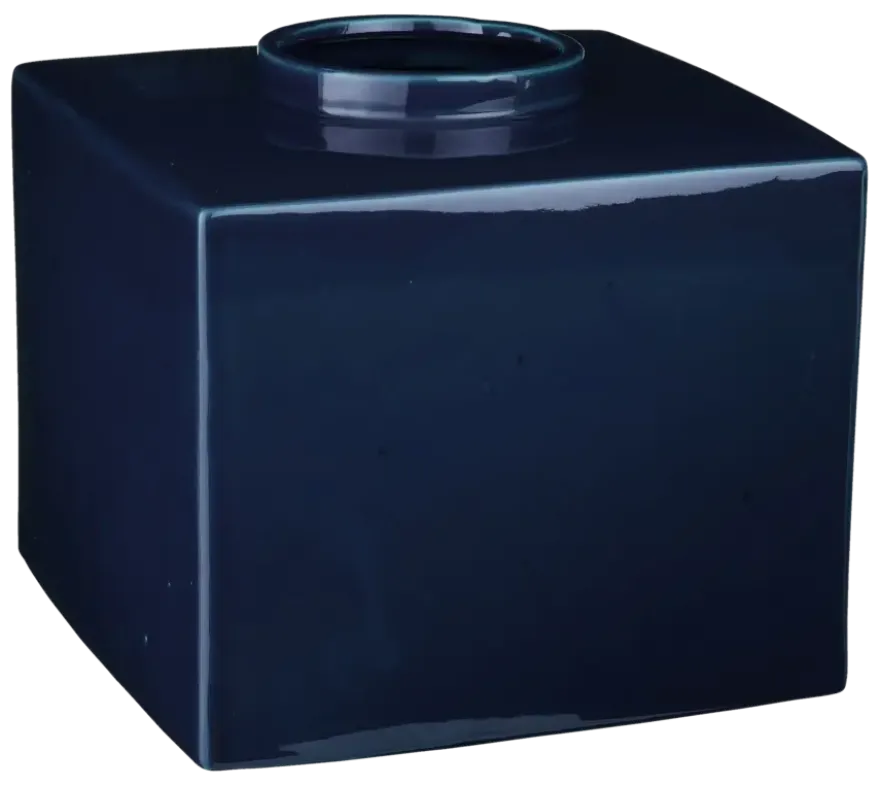 Vaas donker blauw - h25,5xd31cm