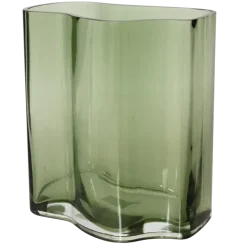 Vaas glas groen 18 x 12 x 20 cm