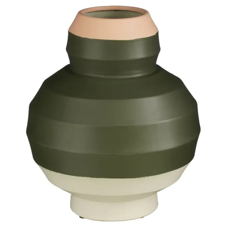 Vaas groen - h40xd33,5cm
