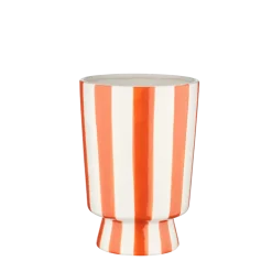 Vaas met oranje strepen