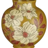 Vaas oker - h24xd22cm