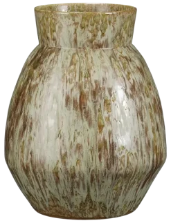 Vaas rond taupe - h50xd38cm