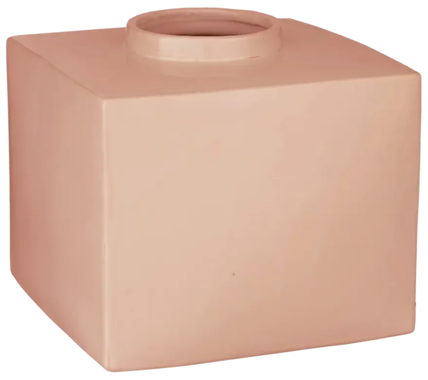Vaas roze - h25,5xd31cm