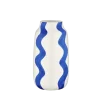 Vaas strepen blauw
