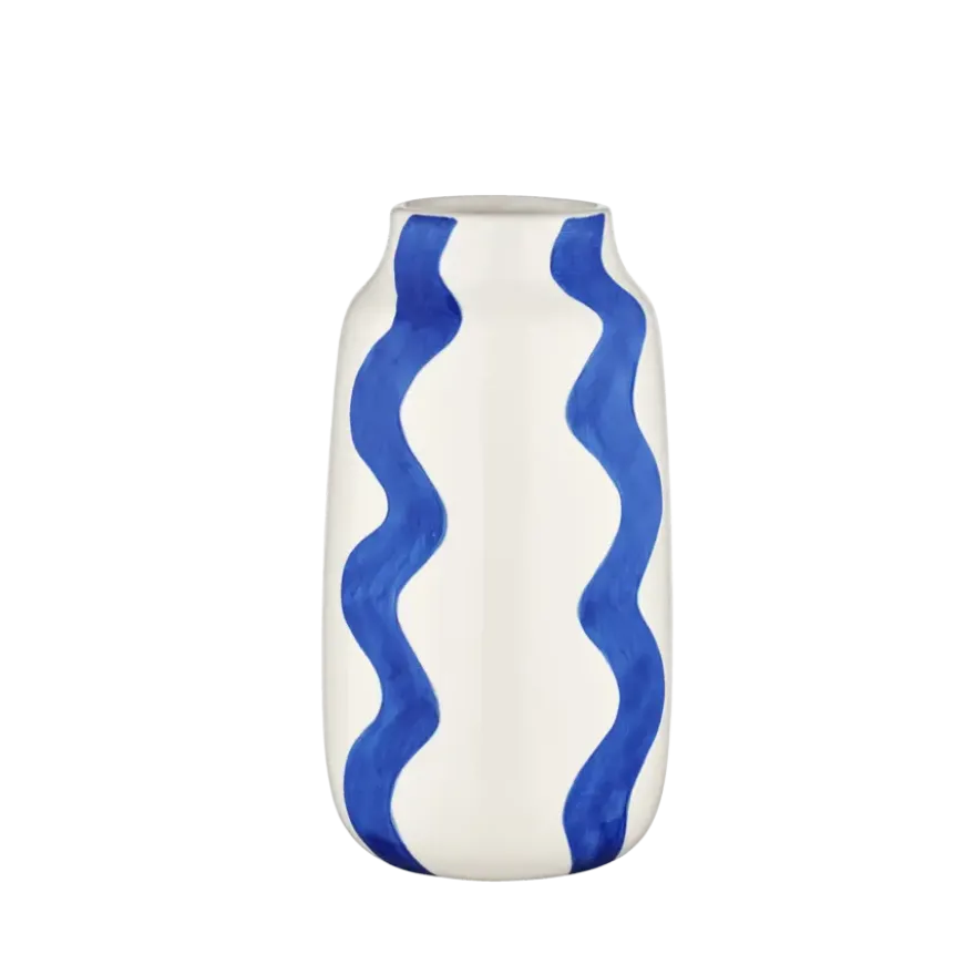 Vaas strepen blauw