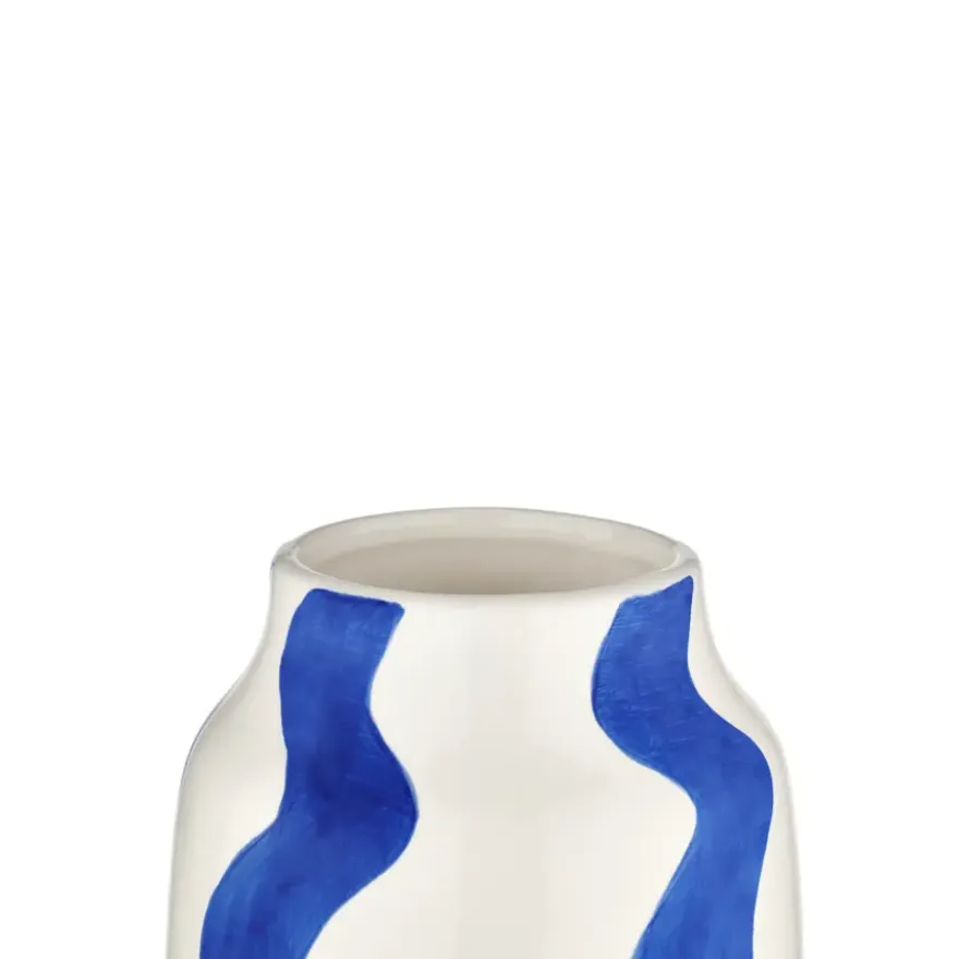Vaas strepen blauw