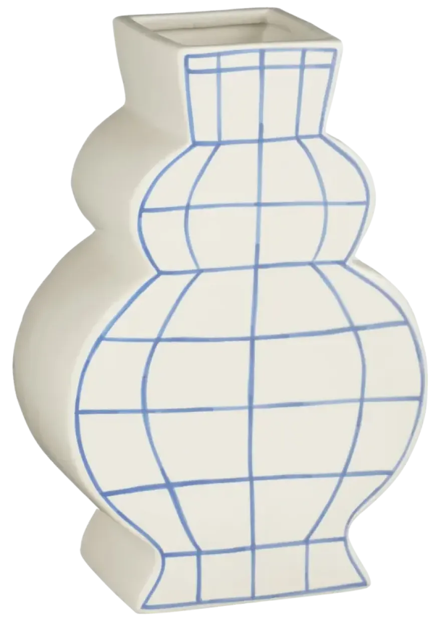 Vaas wit - l20xb10xh30cm