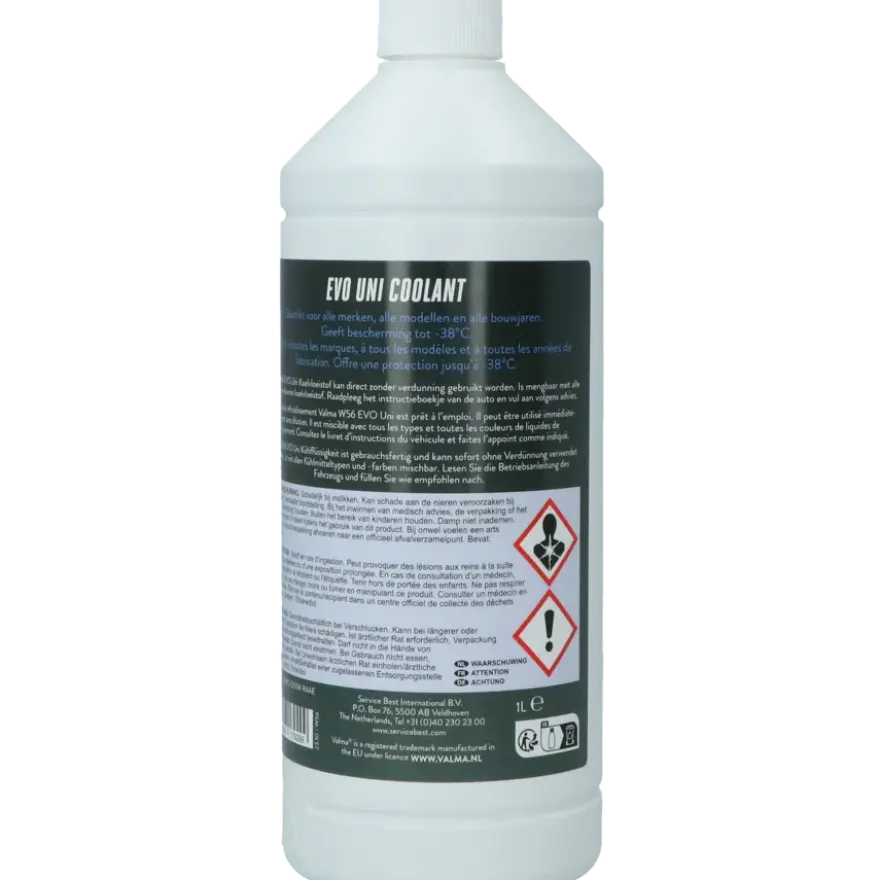 Valma W56 EVO Uni Koelvloeistof -38 1 Liter