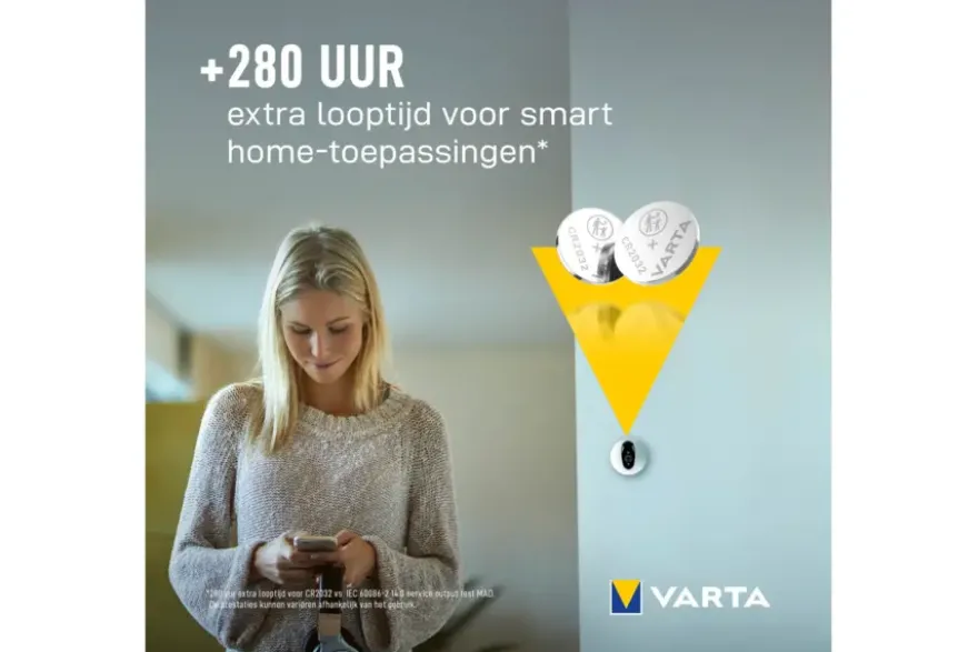 VARTA CR2032 knoopcelbatterijen 4 stuks