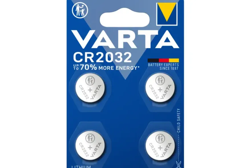 VARTA CR2032 knoopcelbatterijen 4 stuks