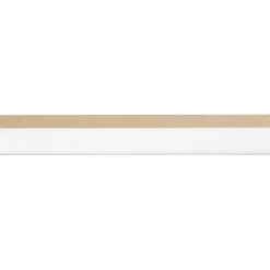 Vensterbanklat rond MDF wit gegrond 25x28 mm lengte 260 cm