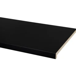 Vensterbank MDF zwart 250x30cm 28mm