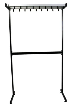 Vepa Bins Pro-line garderoberek met 19 haken - grijs / zwart