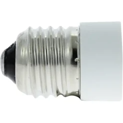 Verloopstuk Fitting van E27 naar E14 60W Wit
