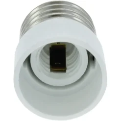 Verloopstuk Fitting van E27 naar E14 60W Wit