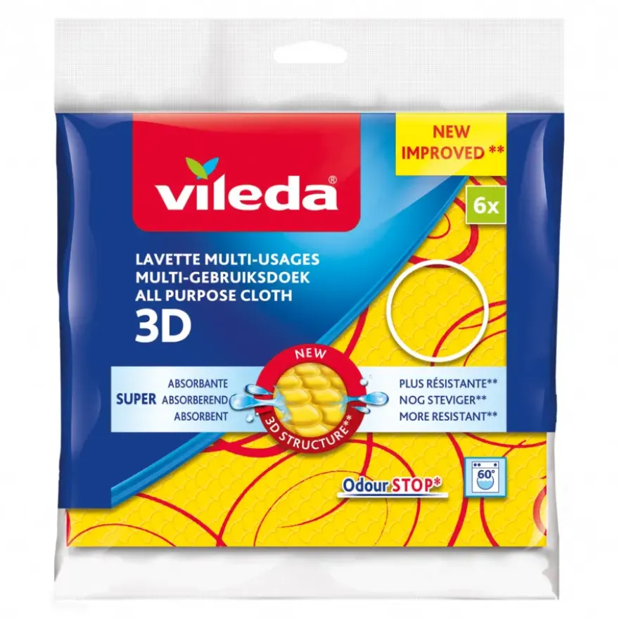 Vileda multidoek 3D 6st