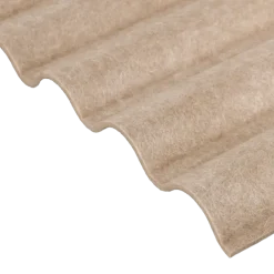 Viltpaneel met golf taupe 240x55 cm, dikte 3,5 mm, 2,64 m²