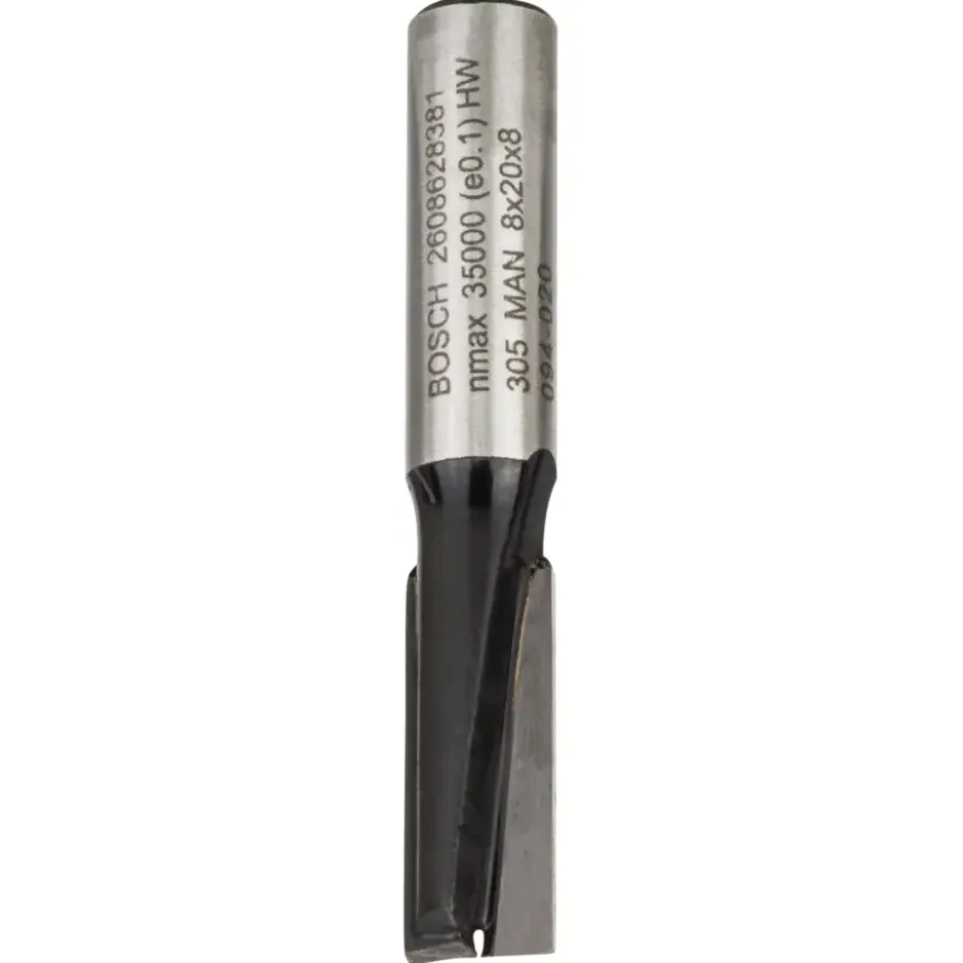 Vingerfrezen 8 mm, D1 8 mm, L 20 mm, G 51 mm