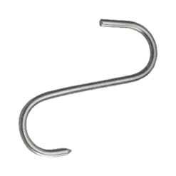 Vleeshaak verzinkt 100 mm 2stuks