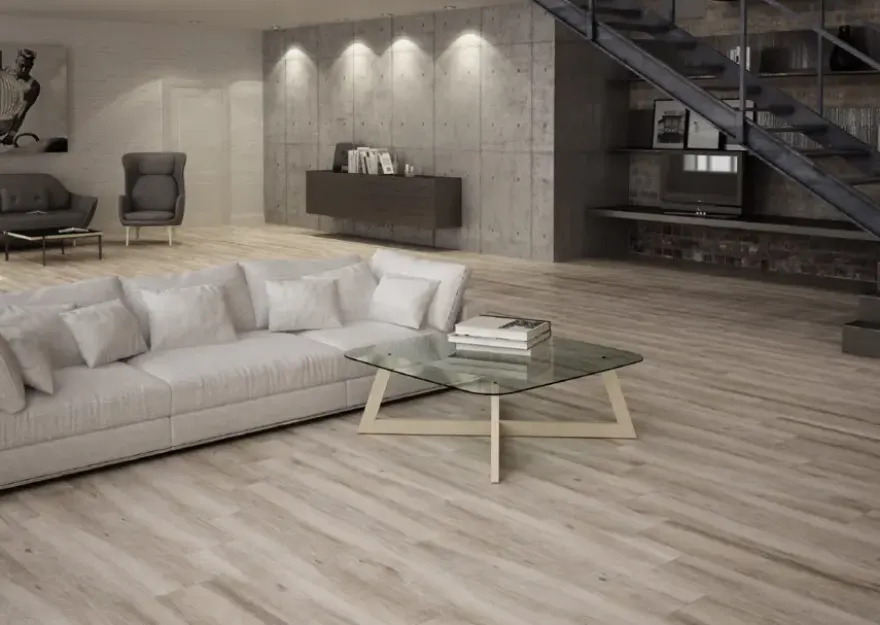 Vloertegel Atelier Taupe 23.3x120 cm - 1.68 m² per pak